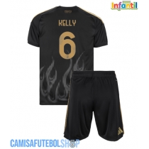 Camisa de time de futebol Juventus Lloyd Kelly #6 Replicas 3º Equipamento Infantil 2026-27 Manga Curta (+ Calças curtas)